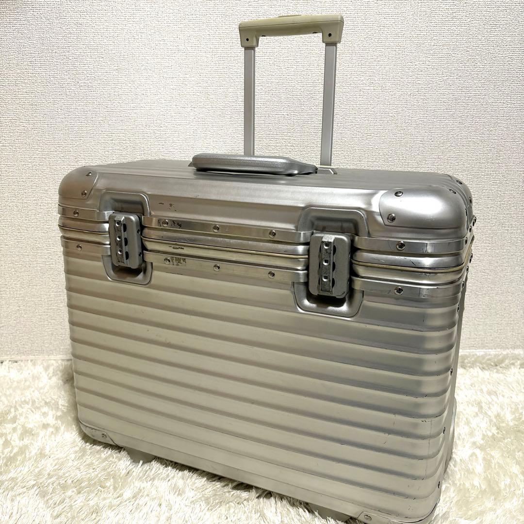 美品✨ RIMOWA トパーズ パイロットケース　アルミ　キャリーケース 2輪
