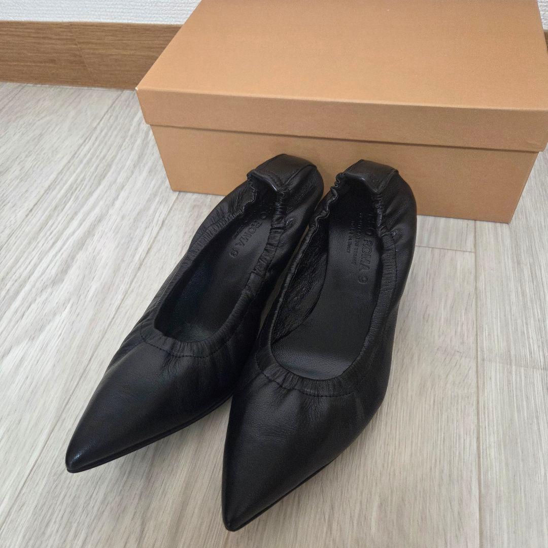 CORSO ROMA 9 コルソローマ9 レザーパンプス ブラック 39