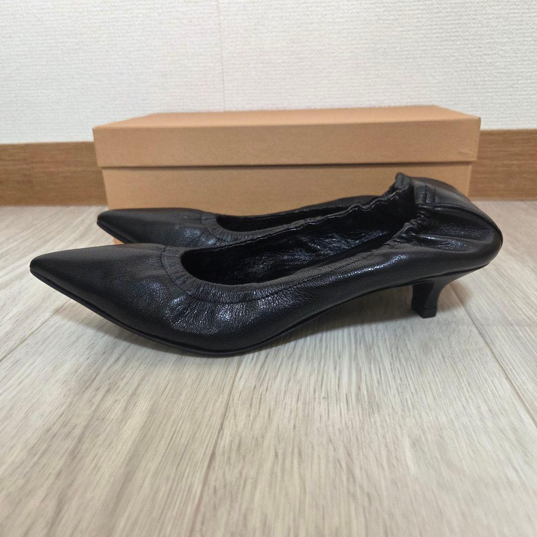 CORSO ROMA 9 コルソローマ9 レザーパンプス ブラック 39
