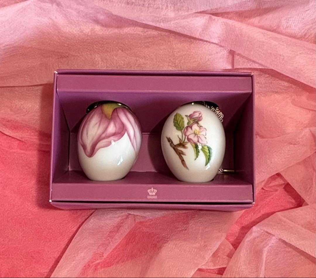 ロイヤルコペンハーゲン イースターエッグ アップルブロッサム 等　6点 新品