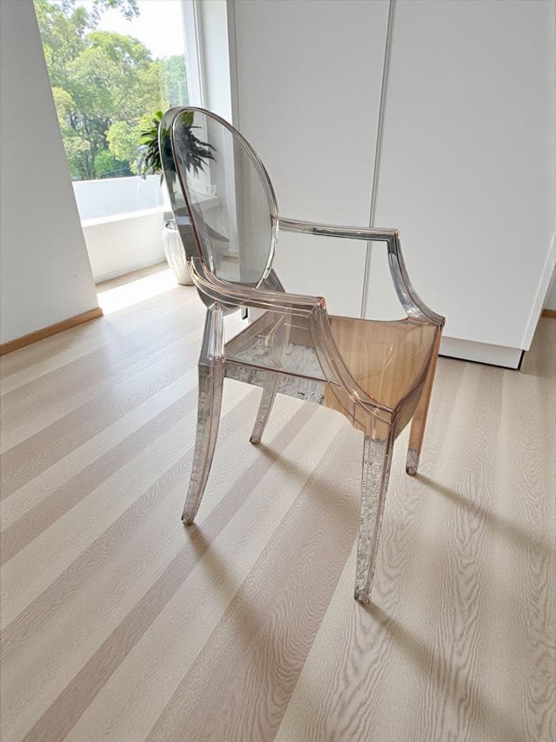 大人気 カルテル Kartell ルイゴースト ピンク 3脚セット