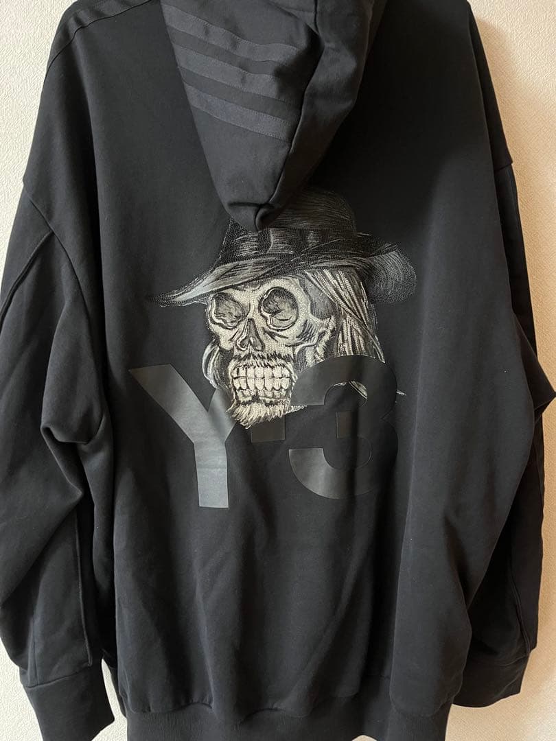 Y-3 YOHJI SKULL HOODIE スカル スウェット パーカー