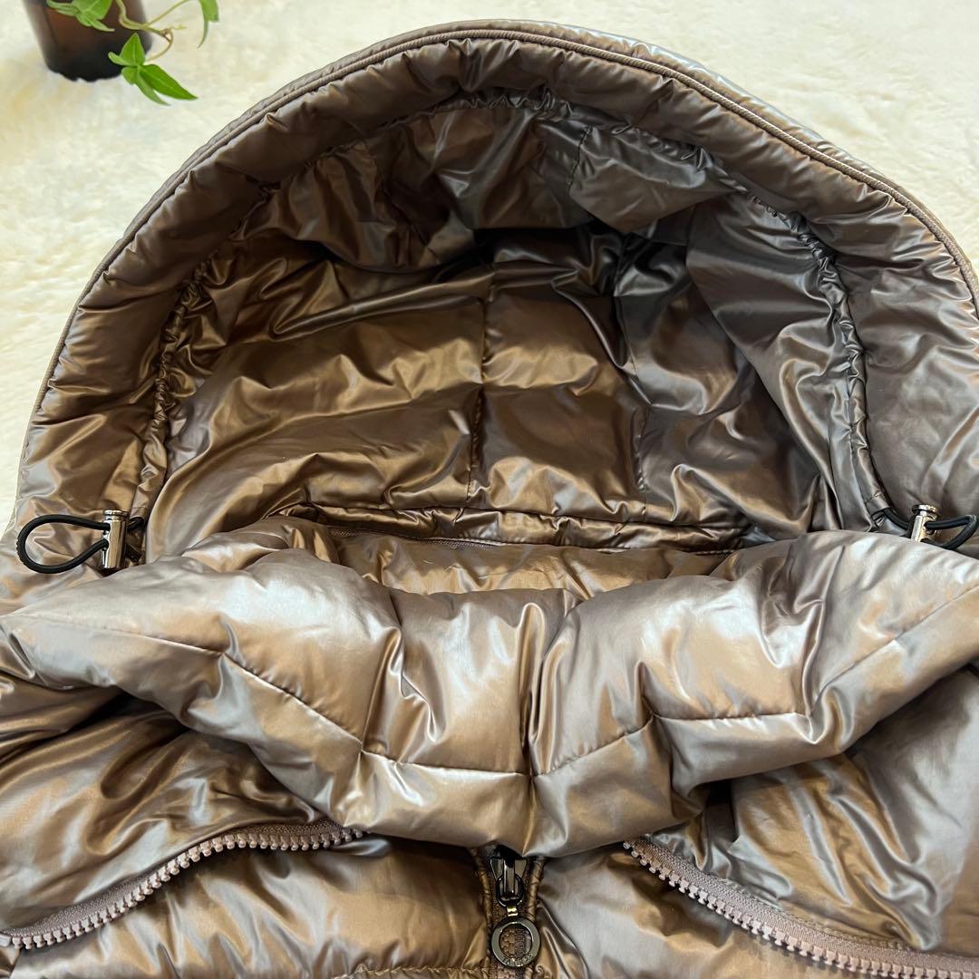 美品 タトラス BABILA モカブラウン 02 バビラ ダウンコート Aライン