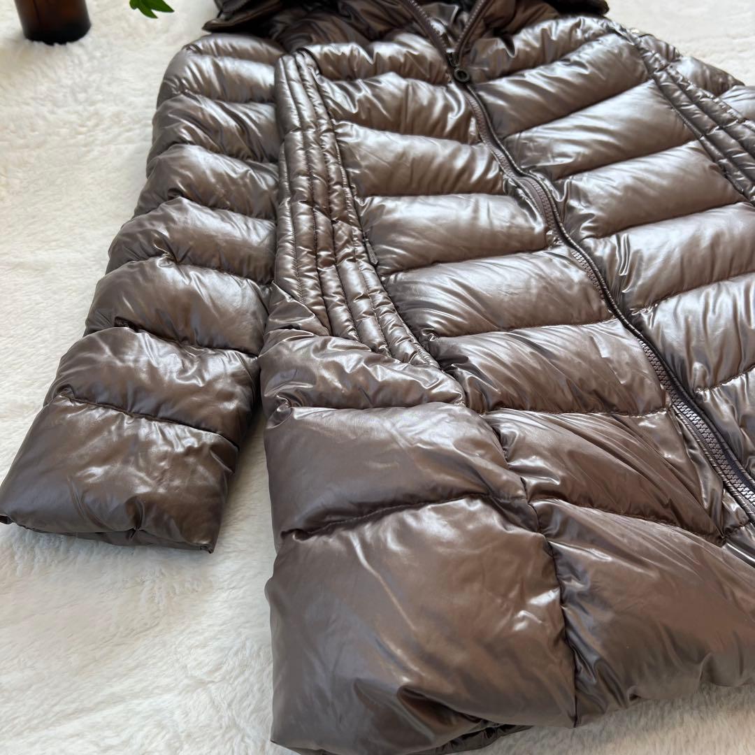 美品 タトラス BABILA モカブラウン 02 バビラ ダウンコート Aライン