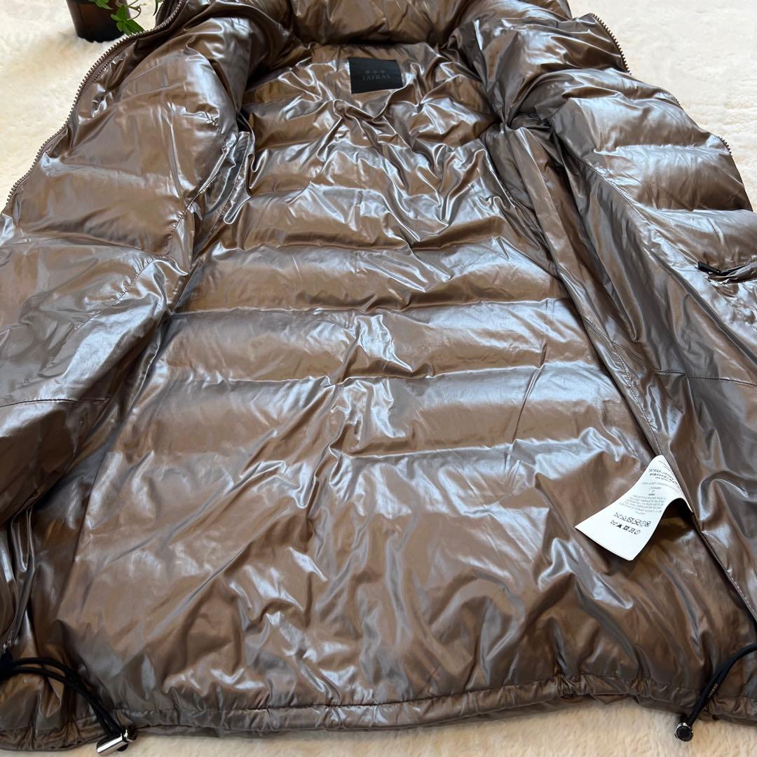 美品 タトラス BABILA モカブラウン 02 バビラ ダウンコート Aライン