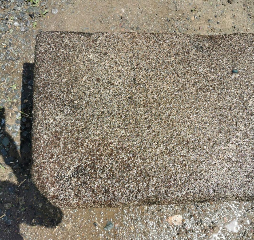 沓脱石　290キロ　庭石　石　石材　庭 坪庭　ガーデニング　置物　オブジェ