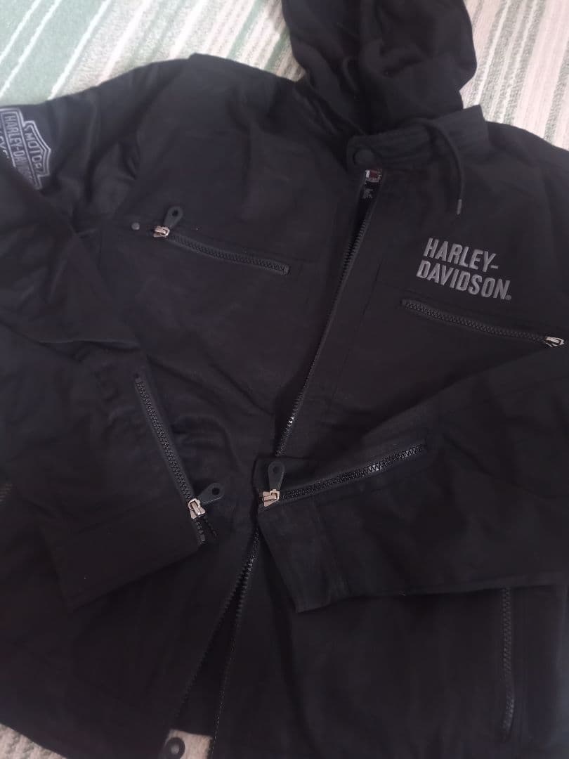 Harley-Davidson 　ハーレーダビッドソン　黒　ジャケット