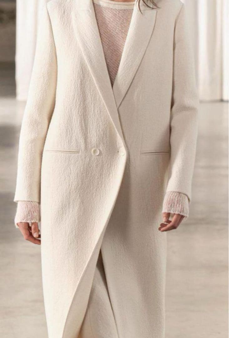 新品ZARA 定価22,990円 ウールブレンド ロングコートM ラスト1点♪