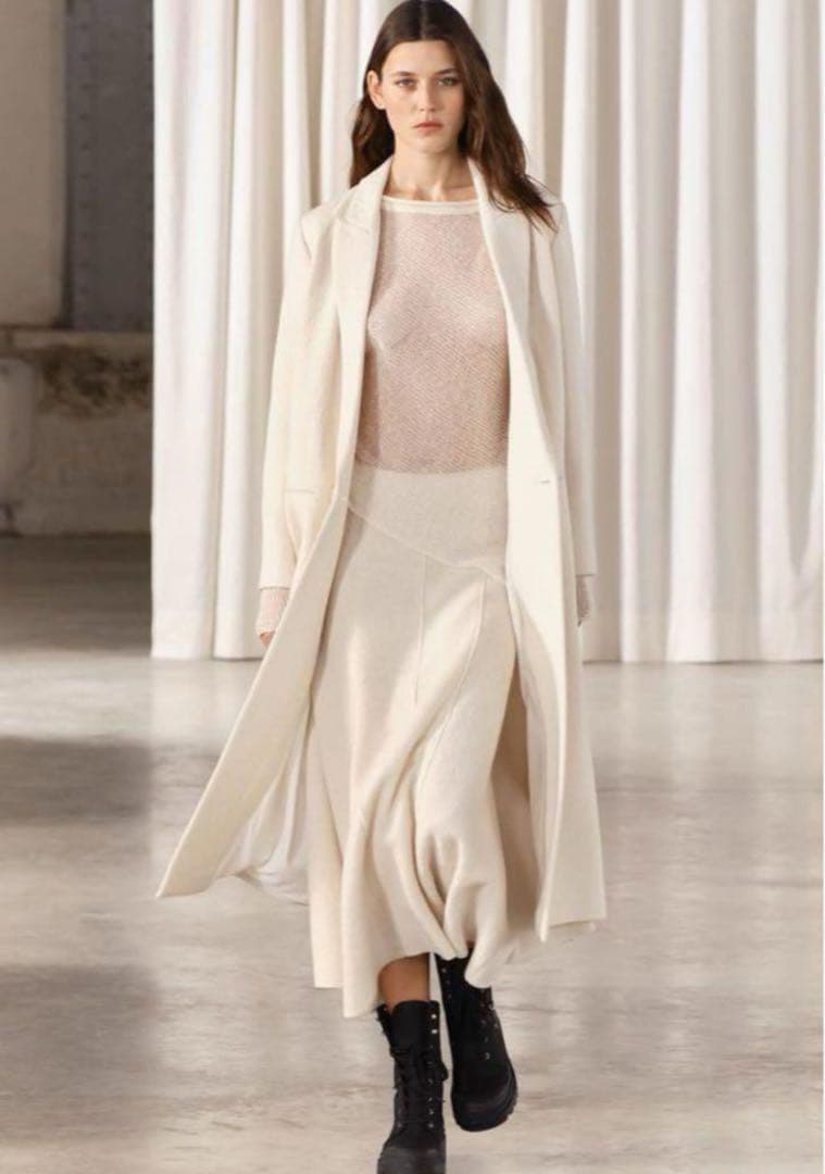 新品ZARA 定価22,990円 ウールブレンド ロングコートM ラスト1点♪