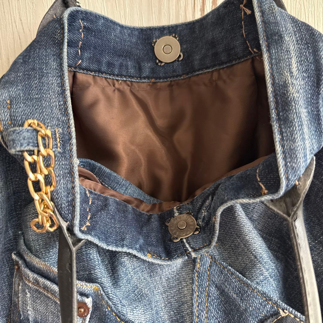 Jean Paul Gaultier デニムトートバッグ　ゴルチェ