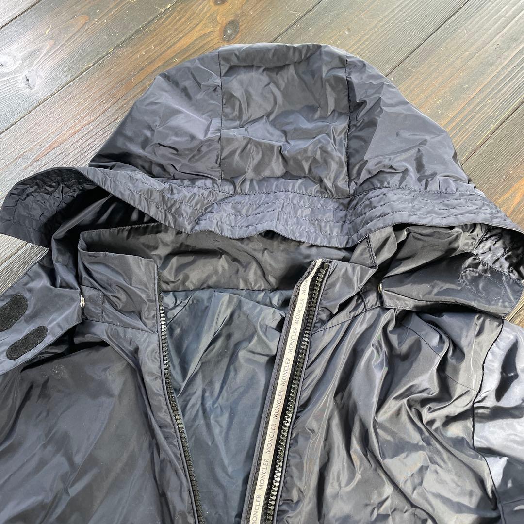 Moncler ネイビーフリルコート　キッズ12