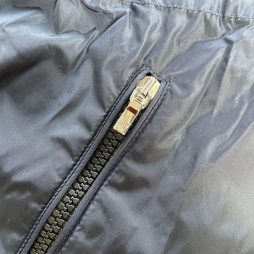 Moncler ネイビーフリルコート　キッズ12