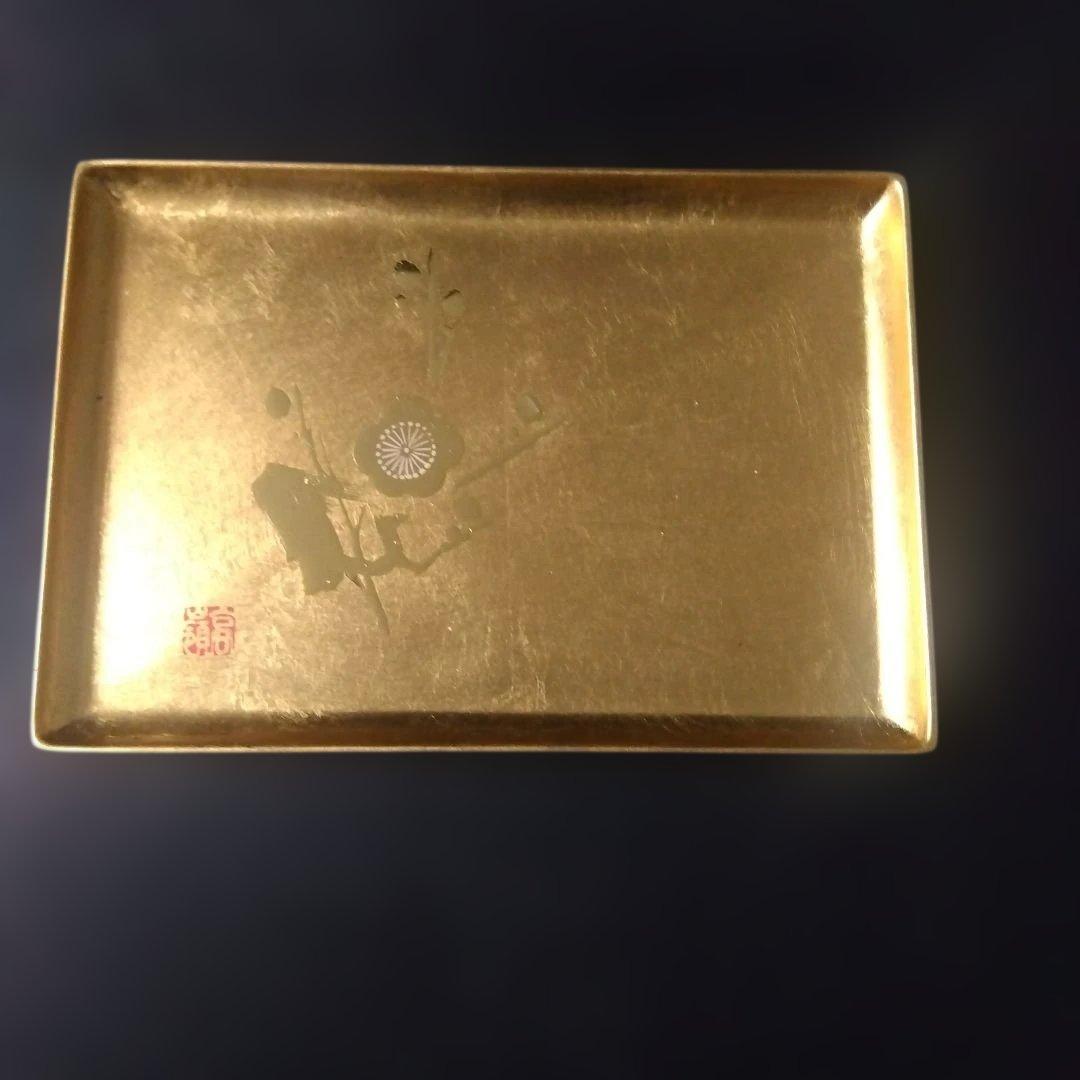 金箔工芸品　トレイ　ヴィンテージ
