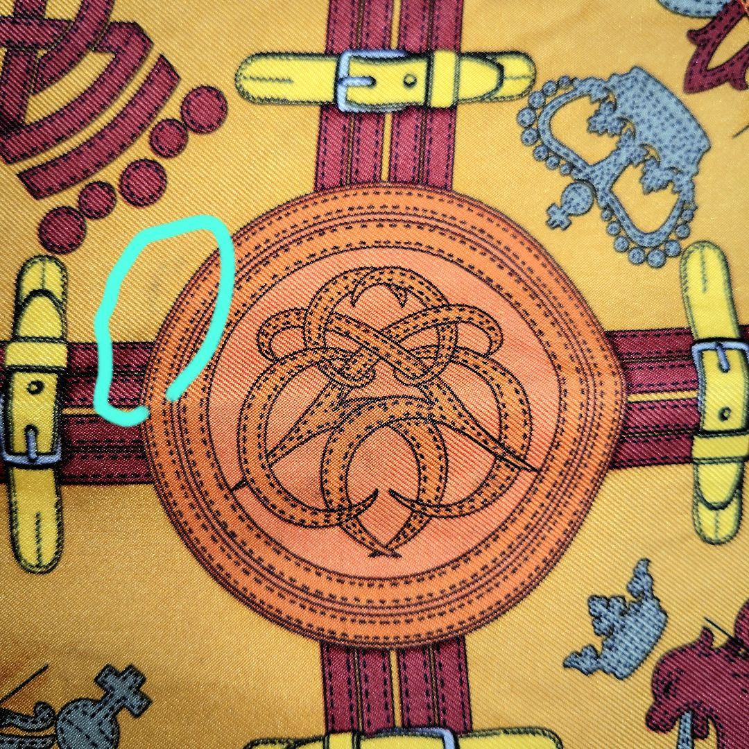 HERMES エルメス カレ スカーフ GRANDE TENUE ブラウン系