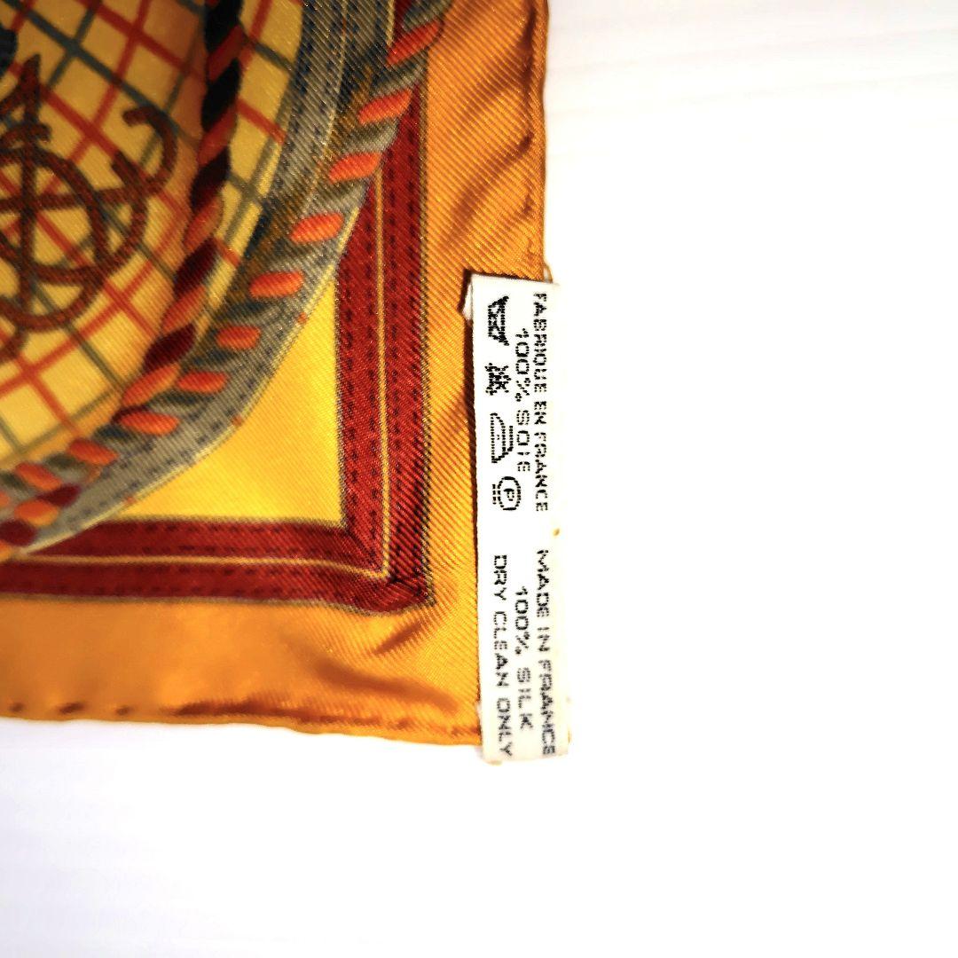 HERMES エルメス カレ スカーフ GRANDE TENUE ブラウン系