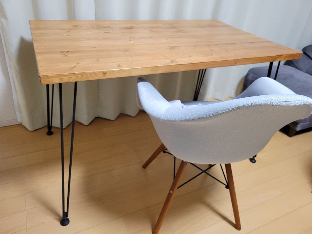 LOWYA 木製ダイニングテーブルと椅子セット