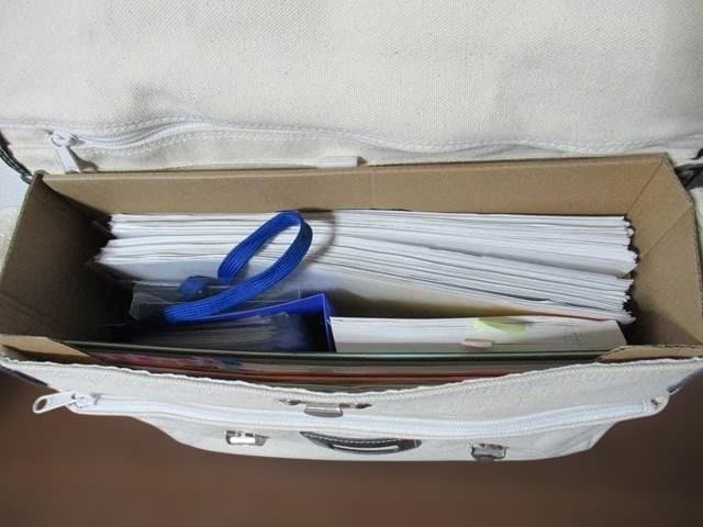 【昭和レトロ】肩掛け学生カバン（帆布製のショルダーバッグ）