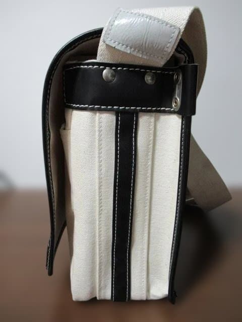 【昭和レトロ】肩掛け学生カバン（帆布製のショルダーバッグ）