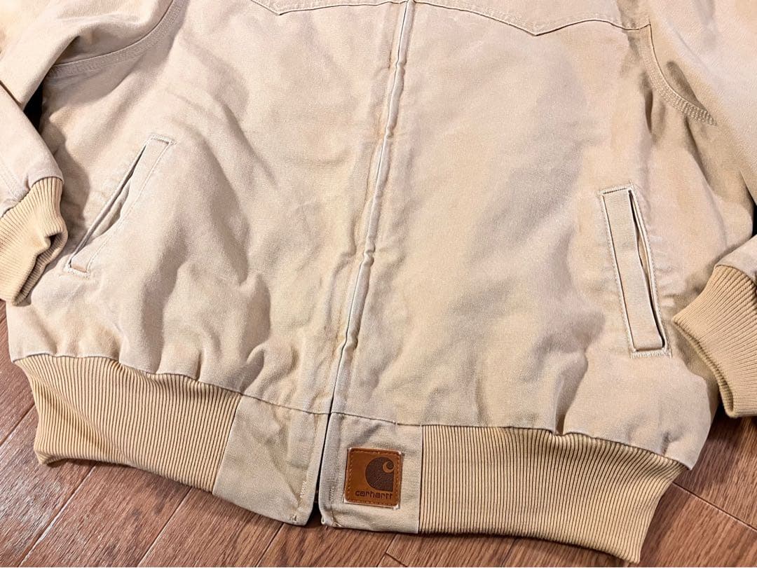 希少 カーハート サンタフェジャケット J14 WET(ウェットサンド) XL