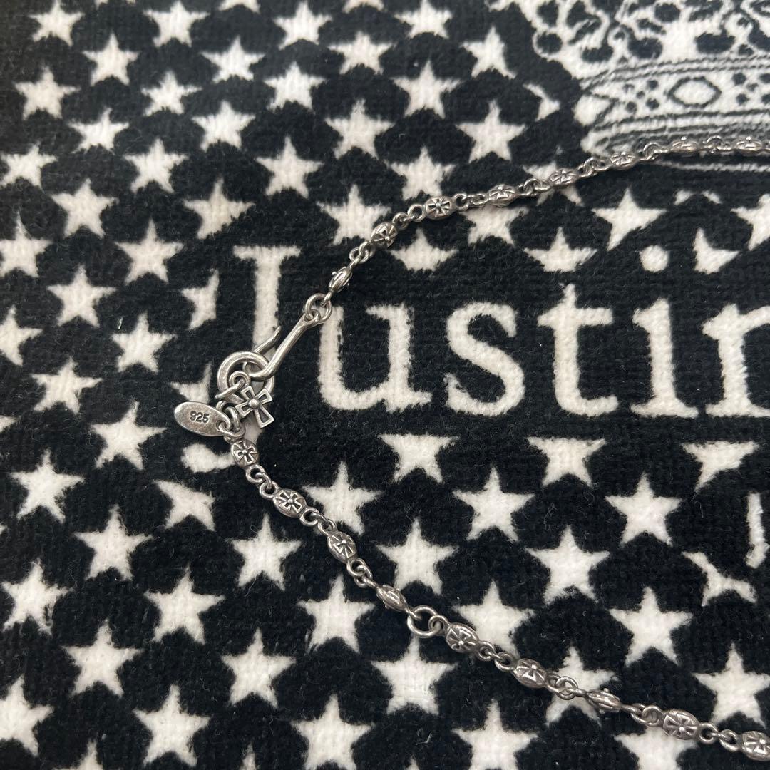Justin Davis TINY CROSSネックレスチェーン　シルバー925