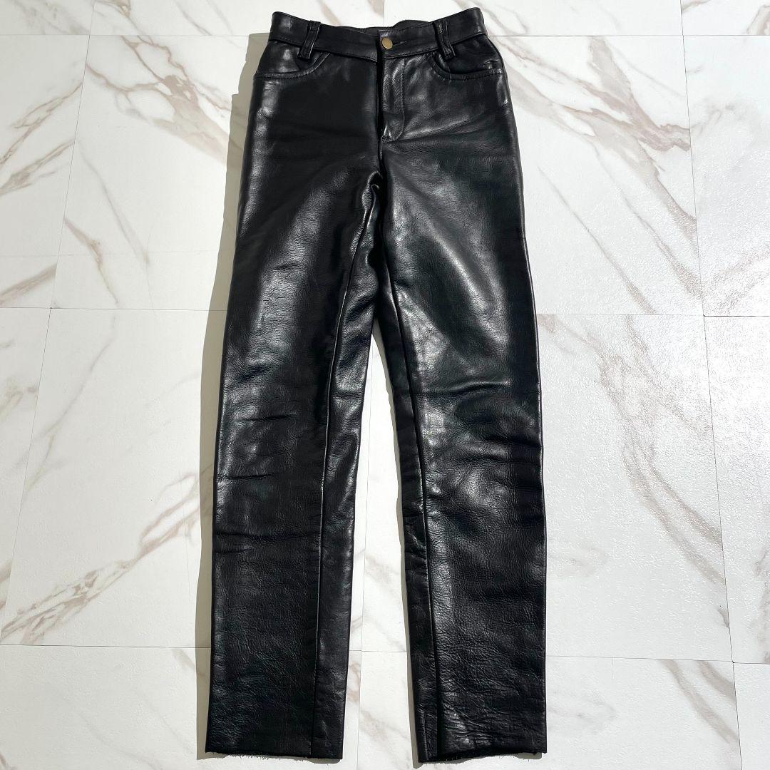 バンソン　レザーパンツ　革パン　バイカー　W27