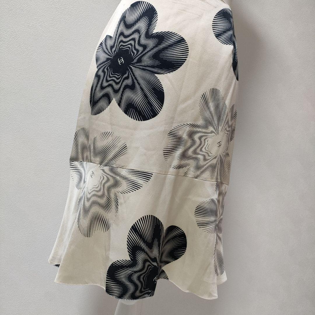 美品！シャネル　シルク　スカート　CHANEL　38