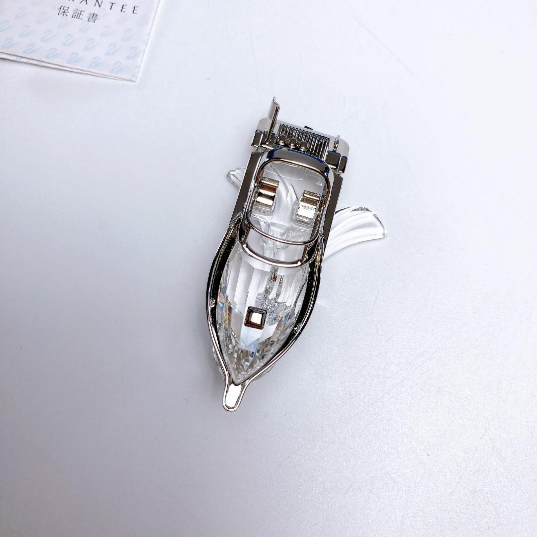 SWAROVSKI スワロフスキー クルーザー パワーボート 置物　|4109|