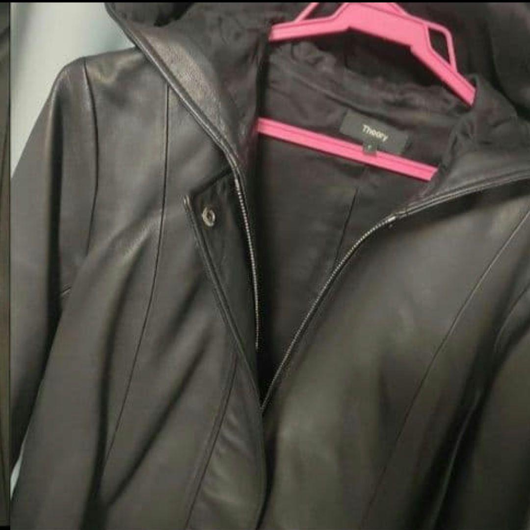 専用　　Theory ブラック 羊革　v系ライダースジャケット 　ロック
