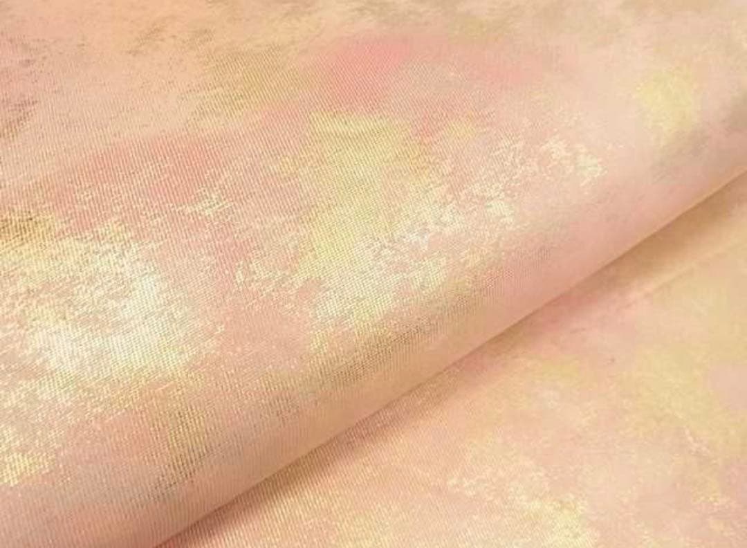 振袖 フルセット6点サイズM〜Ｌ駒刺繍　御所車花文折り鶴　暈し染め金銀彩　正絹