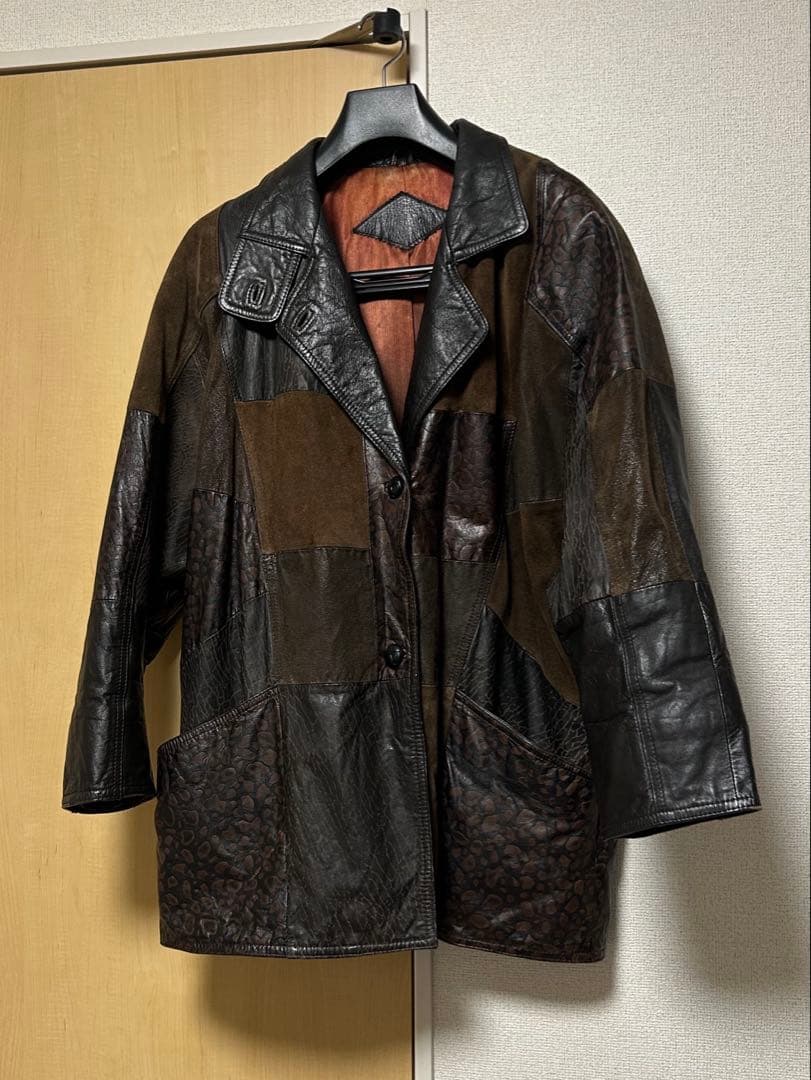 ジャケット・アウター 90s Euro vintage leather jacket