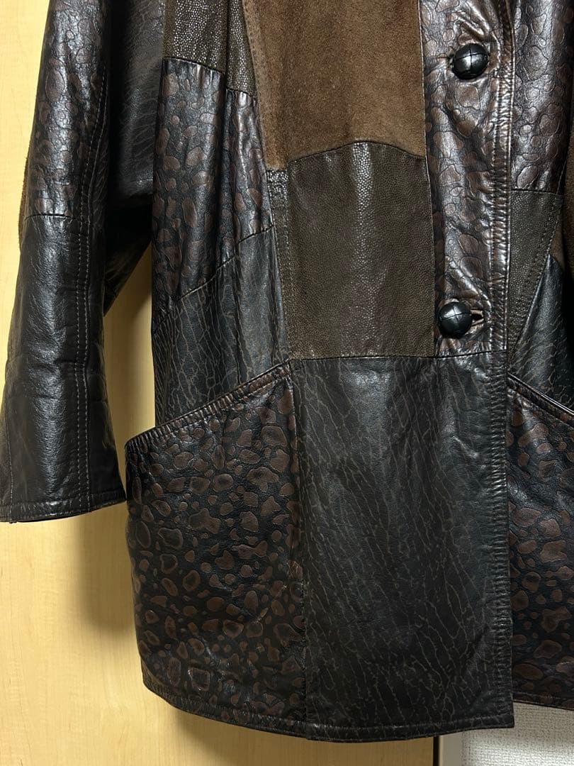 ジャケット・アウター 90s Euro vintage leather jacket