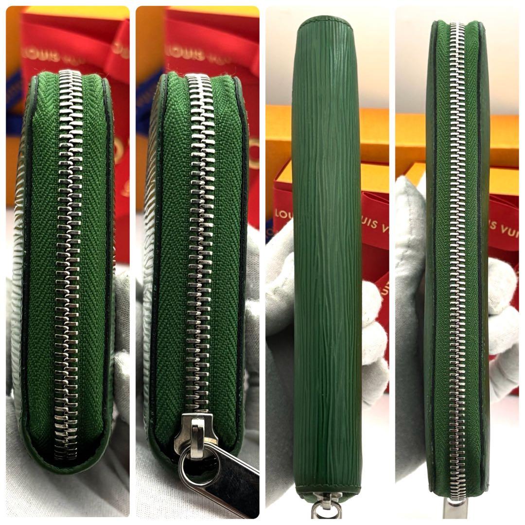 ☆美品☆ルイヴィトン エピ ジッピーウォレット 長財布 グリーン 緑 メンズ