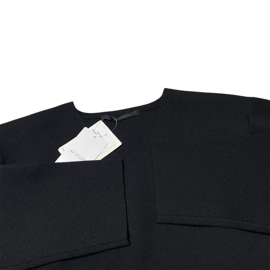タグ付　AP STUDIO WOOL SMOOTH VNECK PULLOVER