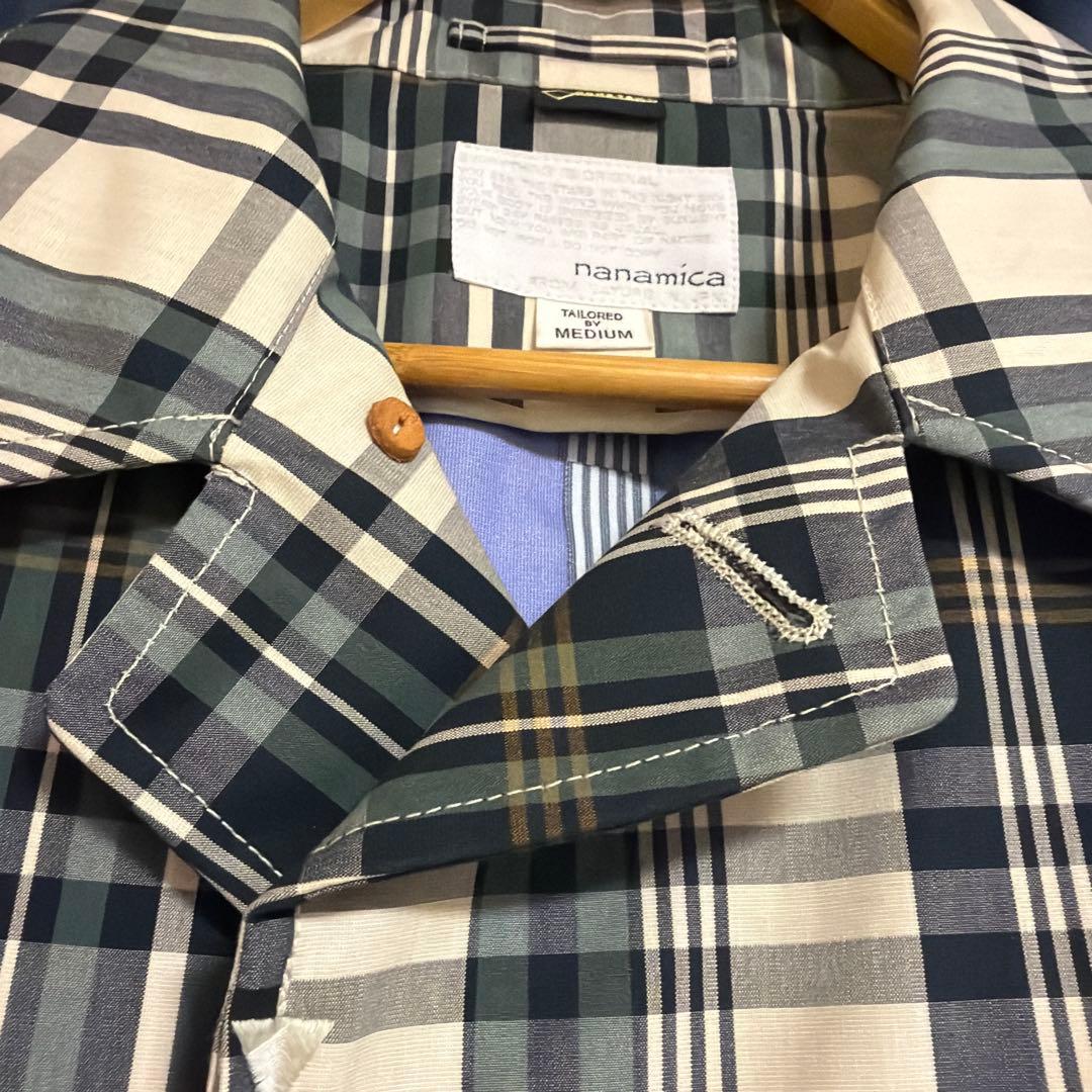 nanamica ゴアテックスステンカラーコートMEDIUM
