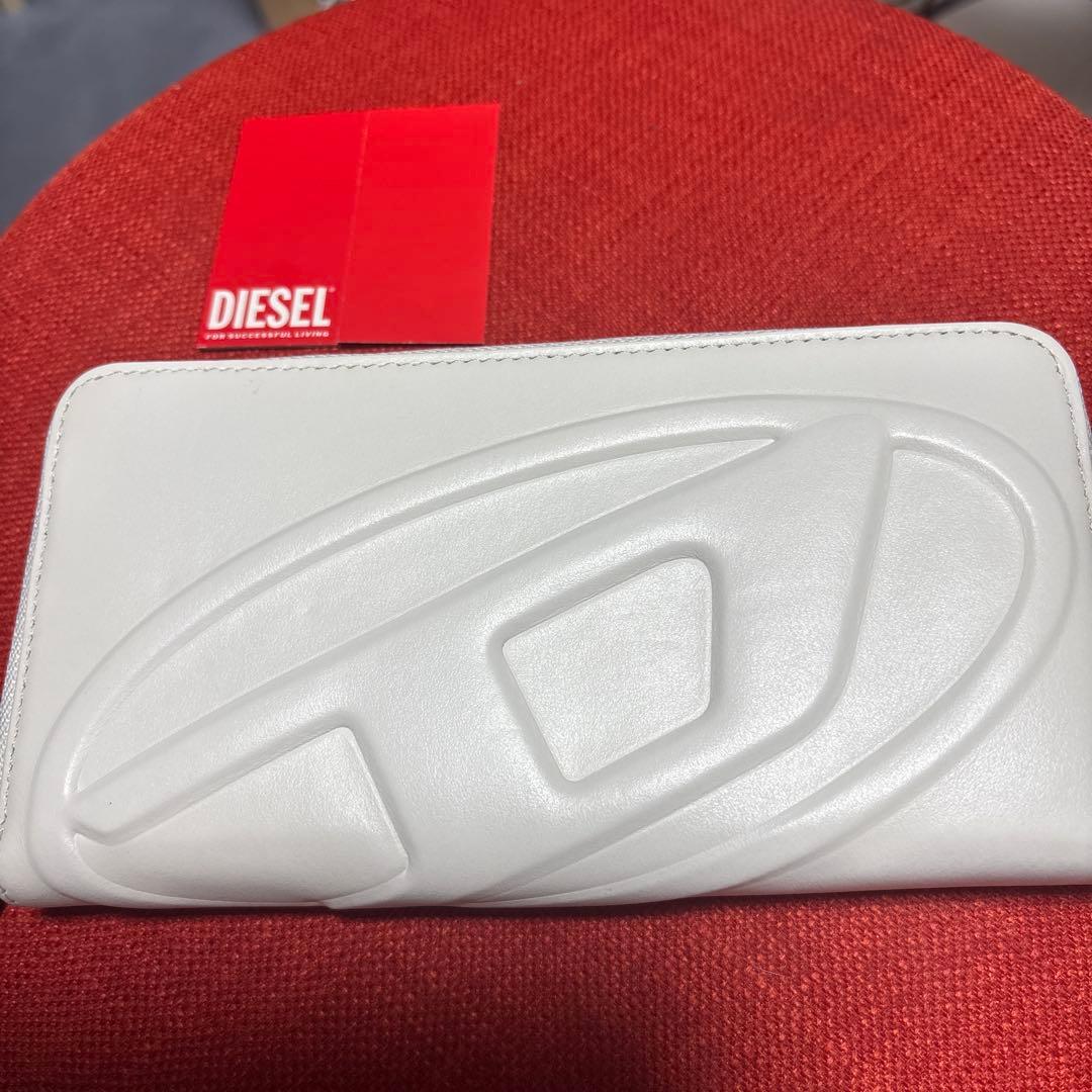 DIESEL 長財布 X09893 P5470 T1003 ホワイト ディーゼル