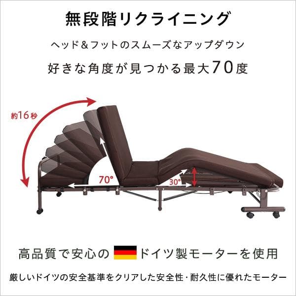 電動リクライニングベッド