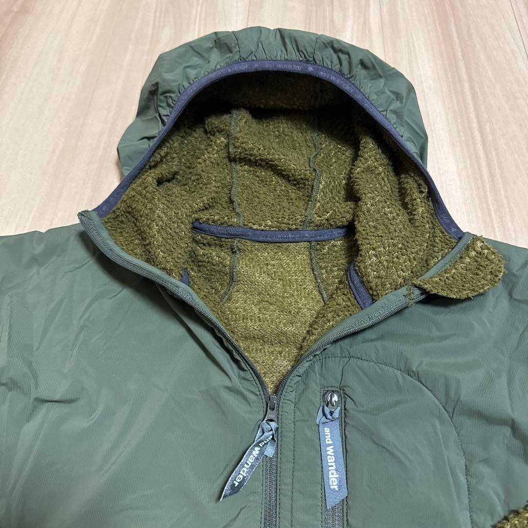 and Wonder アンドワンダー　alpha direct hoodie