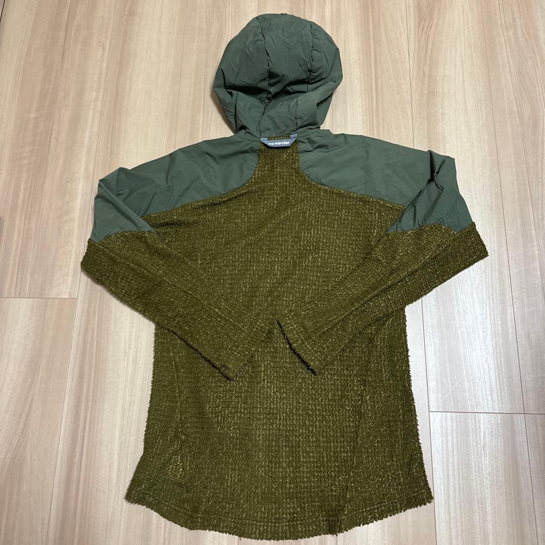 and Wonder アンドワンダー　alpha direct hoodie