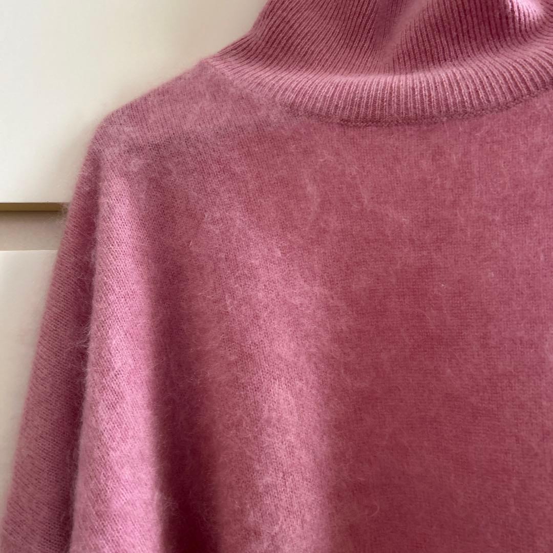 ぽぽのん　6(ROKU)カシミヤ タートルネック