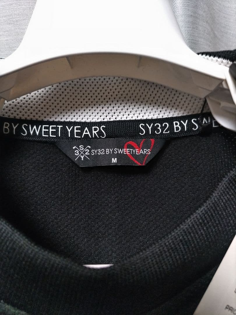 新品　SY32ゴルフ スウェット　黒