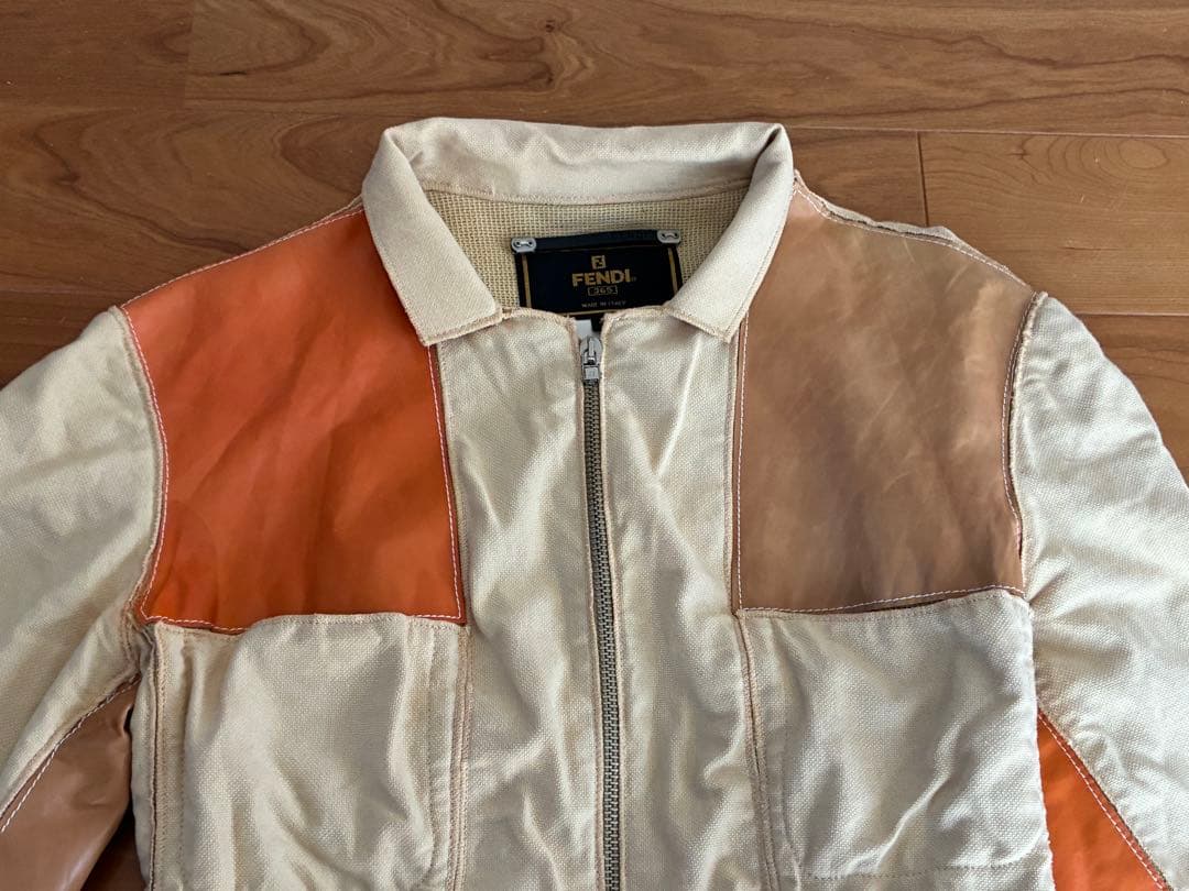 FENDI　フェンディ　ブルゾン　アウター　ドリズラー　フルジップジャケット　S