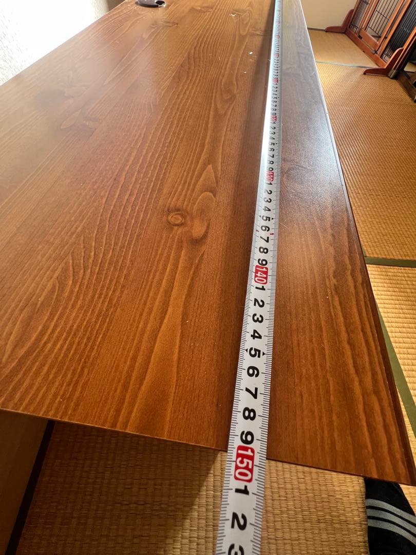 ホワイト 木製 テレビ台 約幅150cm 北欧　国産