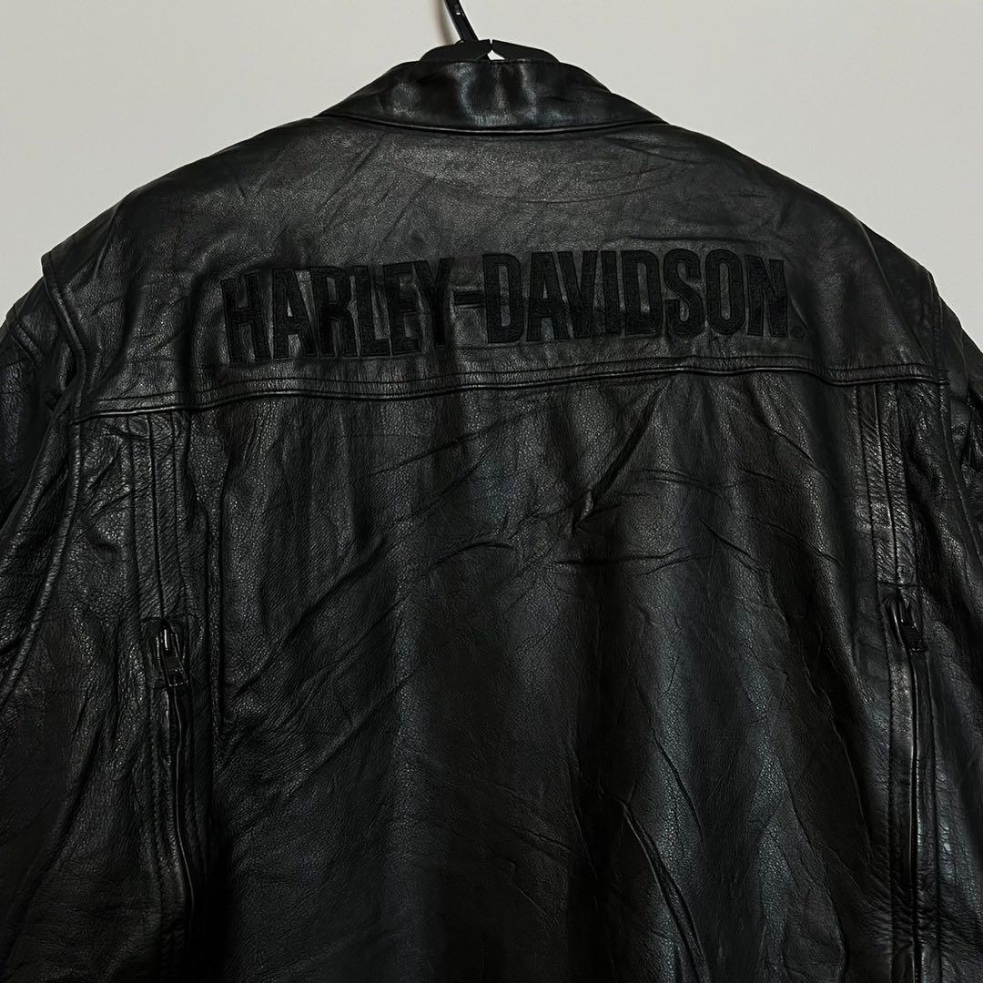 たくみF221【HARLEY-DAVIDSON】レザージャケット【2XL】
