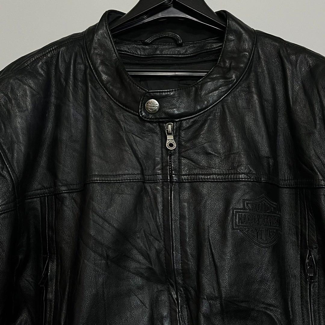 たくみF221【HARLEY-DAVIDSON】レザージャケット【2XL】