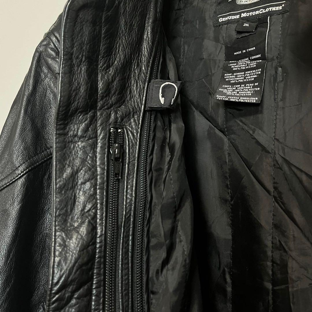 たくみF221【HARLEY-DAVIDSON】レザージャケット【2XL】