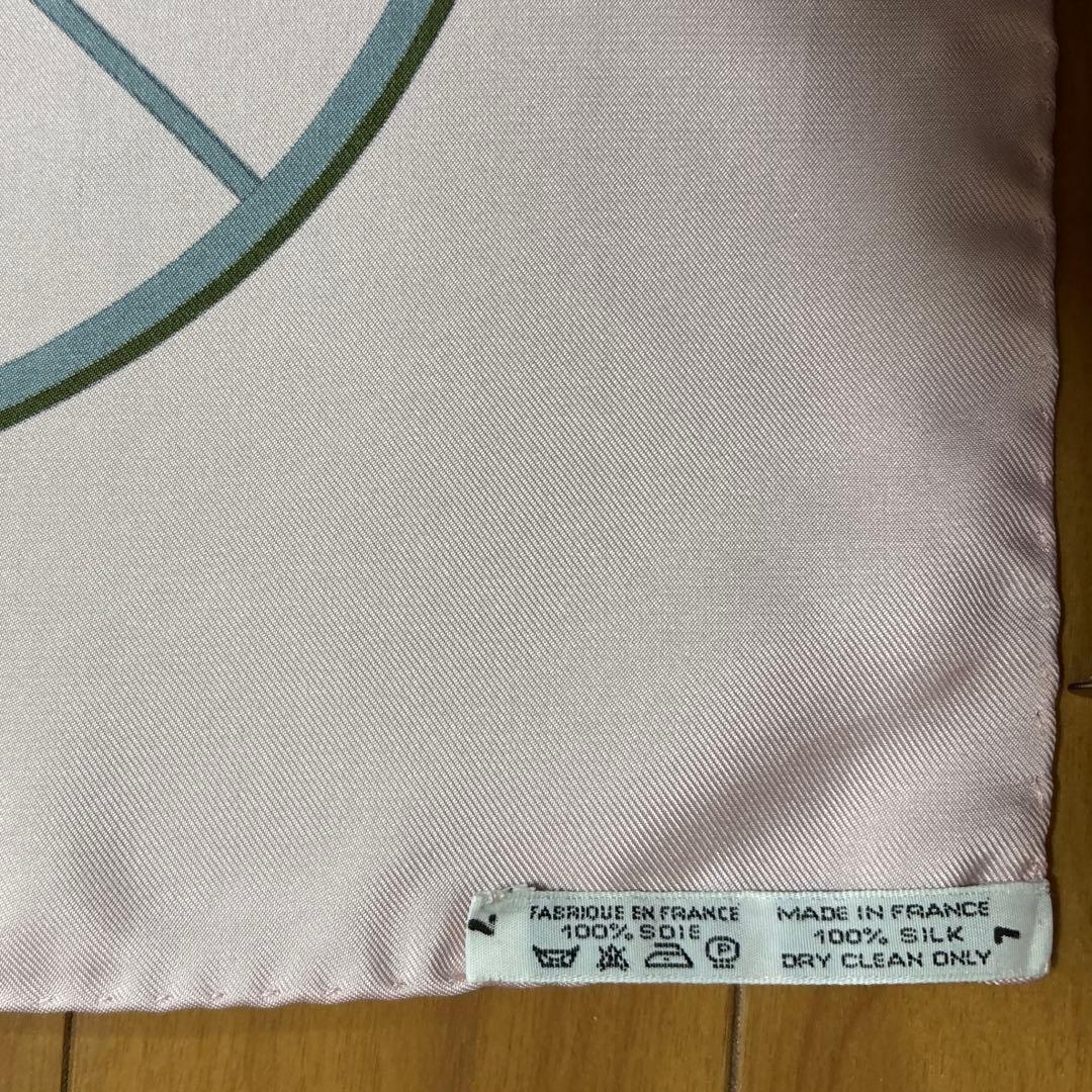 HERMES エルメス　スカーフ　箱付き　ピンク　馬車