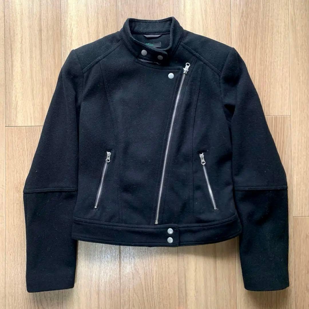 00s archive riders jacket y2k opium ウール
