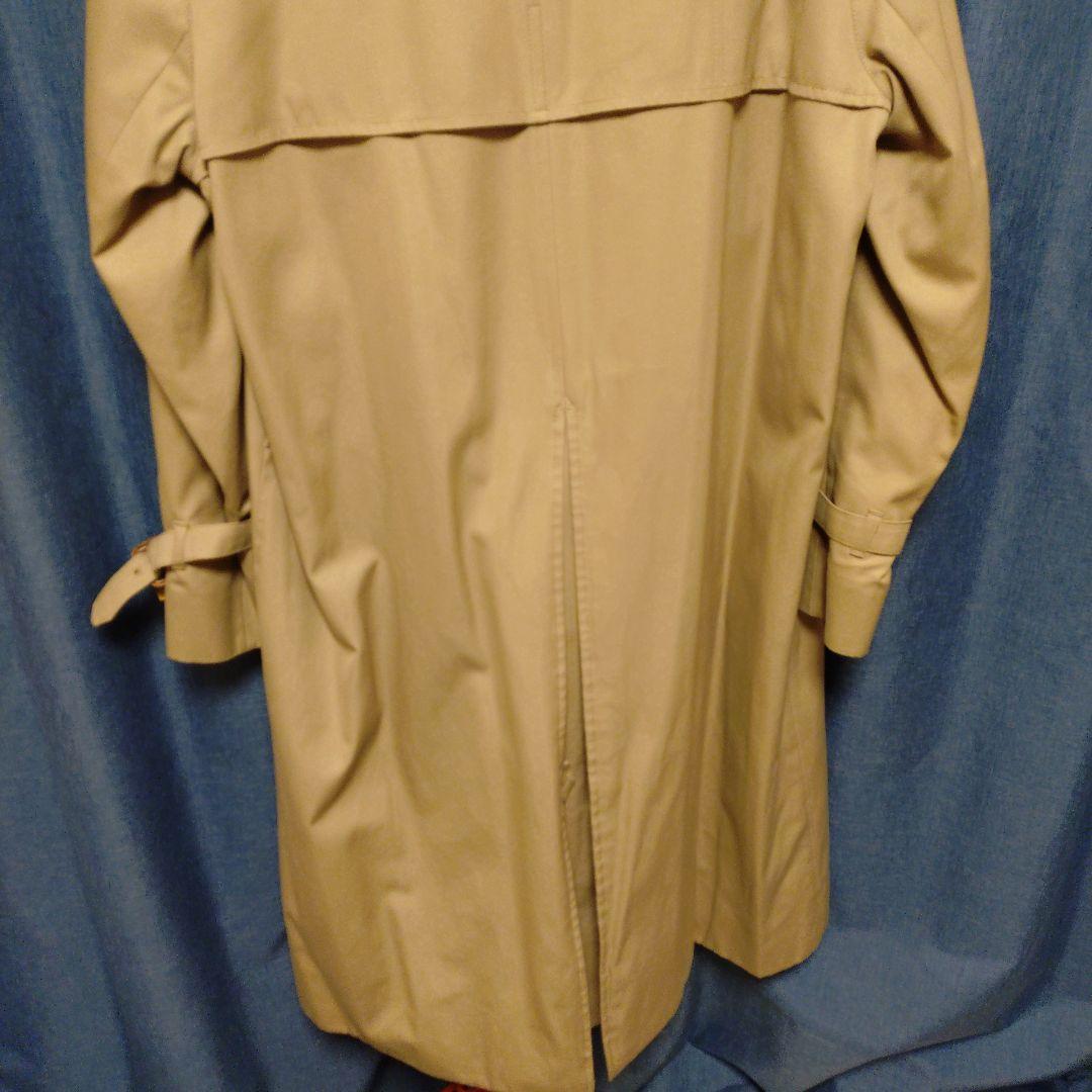 中古アクアスキュータムメンズトレンチコートベージュ38サイズ（Lサイズ相当）