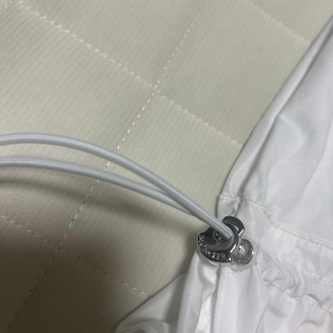 MONCLER ホワイト 半袖シャツ フリル裾！美品！またまたお値下げです！
