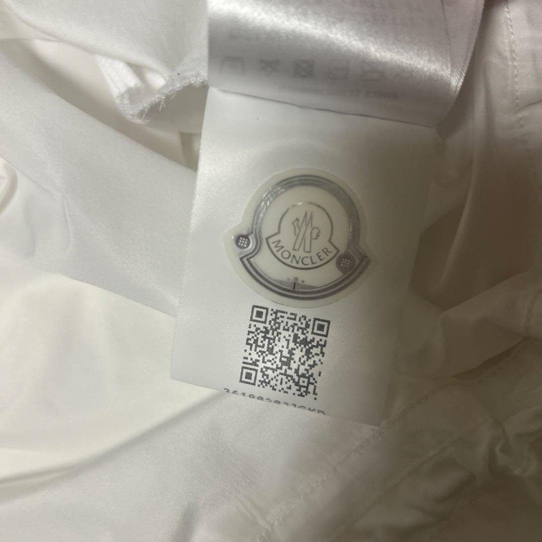 MONCLER ホワイト 半袖シャツ フリル裾！美品！またまたお値下げです！